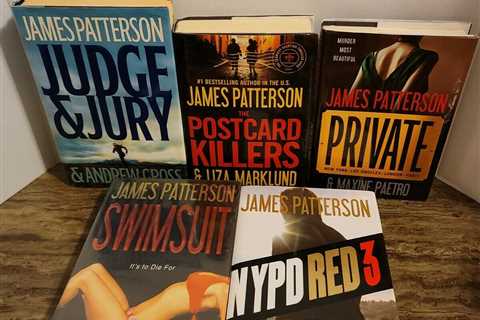 Lot of 5 JAMES PATTERSON Hardback Books crime cops murder mystery best selling