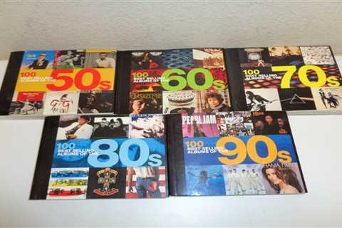 100 Best Selling Albums of 50s 60s 70s 80s 90s Lot of 5 Books