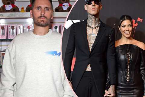 Scott Disick Only Plans To Attend Kourtney Kardashian & Travis Barker’s Wedding When It’s Filmed!