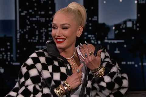 Gwen Stefani apologizes to Blake Shelton after forgetting to wear her wedding ring on ‘Kimmel’: ‘I’m so embarrassed!’