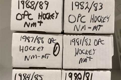 1980s OPC Hockey Set Lot - NM to NM-MT Condition. PRICED TO SELL!!  Save $1000!!