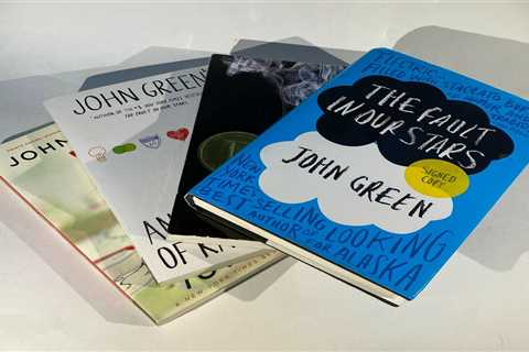 Lot of 4 books by John Green HB/PB one is a signed copy Best Selling Teen