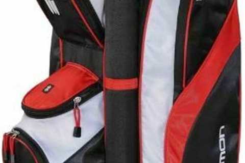 Best Sell Tour 14 Way Cart Golf Bag, Black/Red