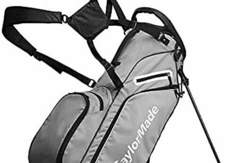 Best Selling 5.0 ST 8 Way Golf Club Top Stand Bag, Black/Gray