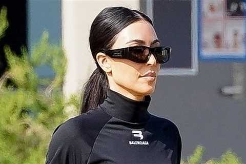 Kim Kardashian spends another Sunday at the Son Saint soccer game