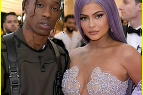 Kylie Jenner gives a glimpse of her baby son during the family’s Easter celebration with Travis Scott