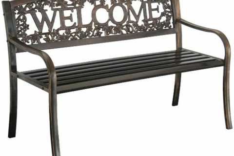 Best Sell Metal Welcome Outdoor Bench