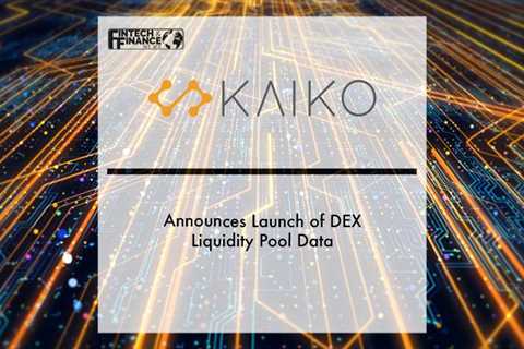 Kaiko announces the launch of DEX liquidity pool data