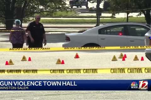 Winston-Salem city leaders hold town hall to address gun violence