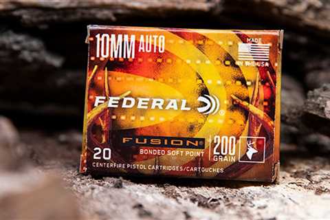 American hunter |  First look: Federal Fusion 10mm auto-hunting ammunition