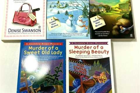 Denise Swanson  Best Selling Author  Lot of 5 Books