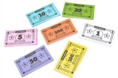 Best Selling - Play Money for Kids, 455 Pretend Dollar Bills