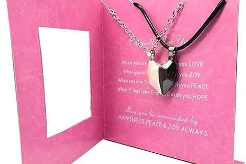 Hot sell items!! Heart ❤️ Magnet necklace set for couple, best friend, mother-da