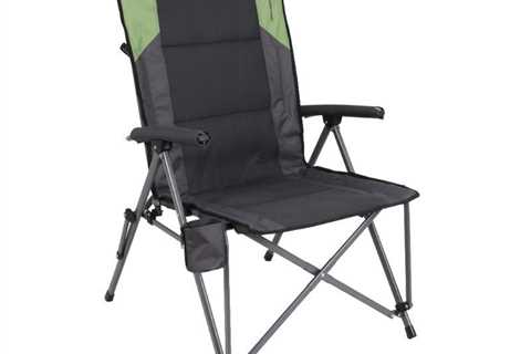 Best selling High Back Hard Arm Camping Chair, Gray