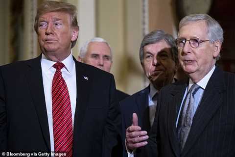 Trump is urging the GOP to get rid of McConnell as their Senate leader, calling him a “pawn to the Dems.”