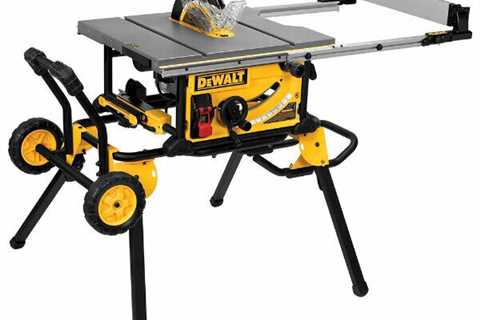 New Best Selling 10-Inch Jobsite Table Saw with 32-1/2-Inch Rip W/Rolling Stand