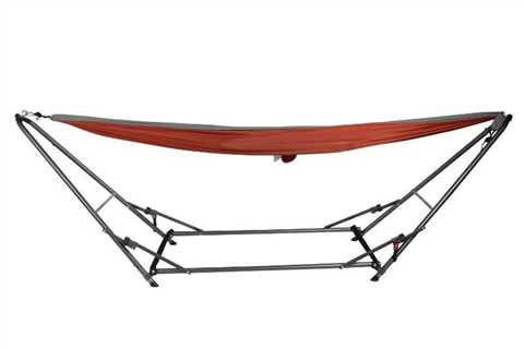 Best Selling 128 Portable Steel Hammock Stand, Grey Color