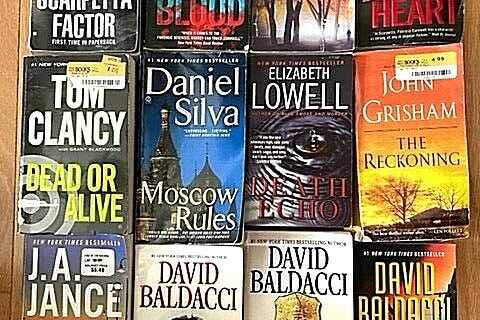 Assorted Legal/Thriller Novels by 7 Best Selling Authors Lot of 12