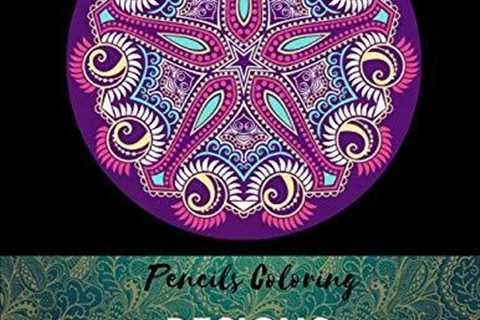 Pencils Coloring Designs Mandalas  Adult Coloring Books Best Sell