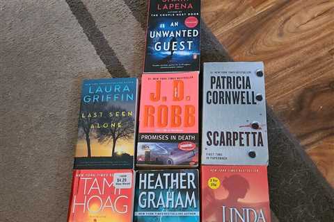 7 New York Times Best Selling Author Thriller/Mystery Book Lot