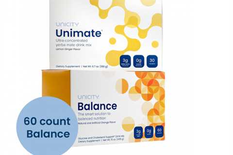 Unicity Feel Great balance 60ct - Flavor: LEMON GINGER (BEST SELLING)