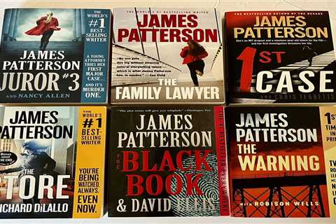 James Patterson (#1 Best Selling Author) Random Lot of 6 Mystery Thriller Books