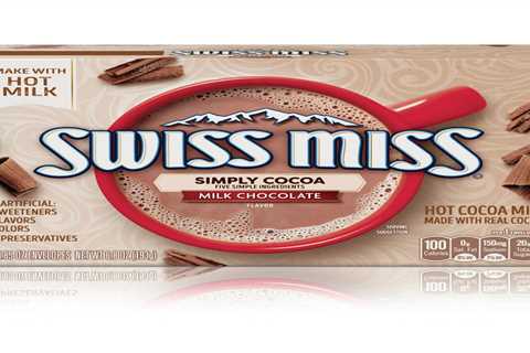 Swiss Miss Simply Cocoa MILK Chocolate Hot Cocoa Mix 8Envel. BEST SELL BY 8/2023