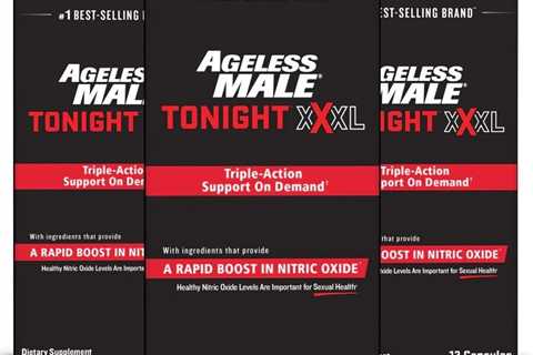 NEW Ageless Male Tonight XXXL #1 Best Selling Brand 12 Capsules open box