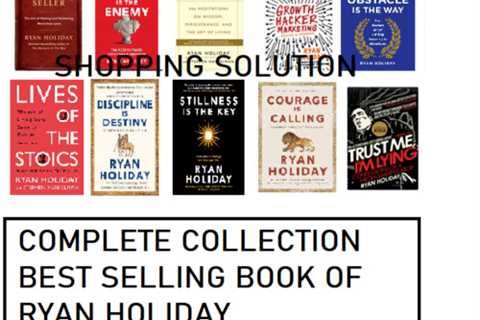 The Complete Collection OF Best Selling By Ryan Holiday TOP 10 Book Set-F/S