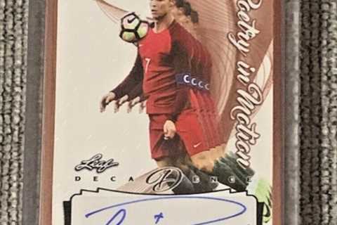 2022 Leaf Decadence Cristiano Ronaldo Bronze Poetry in Motion Auto #8/10 - WOW