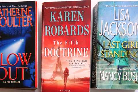 (3) SUSPENCE MYSTERYS & ROMANCE FICTION NOVELS by Three Best Selling Authors