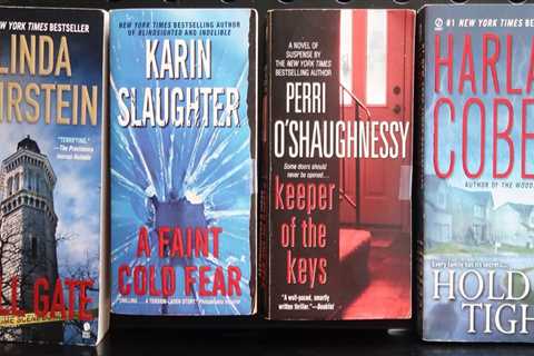 (4) SUSPENCE MYSTERY FICTION THRILLER NOVELS by Four Best Selling Authors