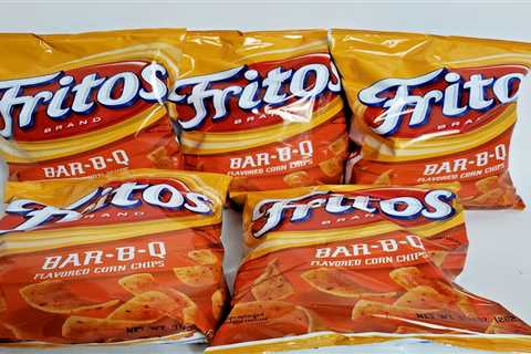 Lot of 5 New Fritos Bar-B-Q Flavored Corn Chips 9.25 Oz BBQ Best Sell By 4-11-23