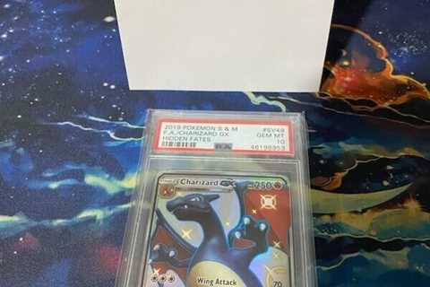 PSA 10 CHARIZARD GX/F.A. HIDDEN FATES #SV49. PRICED TO SELL FAST!!!!!!!