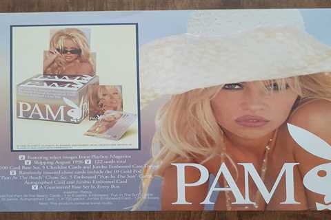 Promo Sell Sheet - Playboy Best Of Pam Anderson PAM Trading Cards 1996