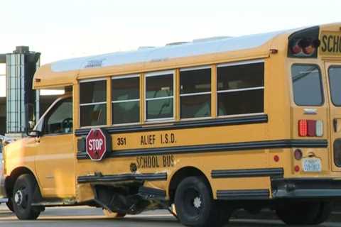 Alief ISD bus hit by driver under the influence while students onboard in SW Houston, district says