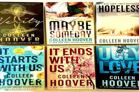 Best-selling Colleen Hoover Lot of 6 Paperback Books