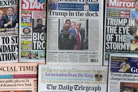 Trump’s criminal charges hit international front pages