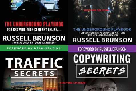 Russell Brunson BEST SELLING Complete Collection– Set of 4 Book SET(Dotcom....