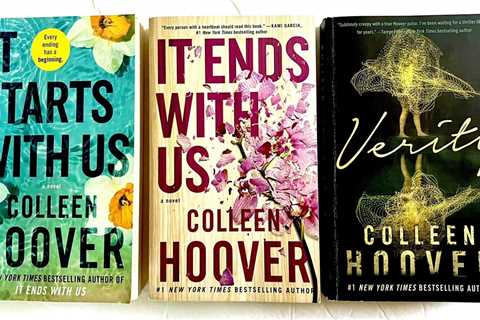 Best-selling Colleen Hoover Lot of 3 Trade Paperback Books