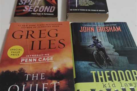 Various Best Selling Lot 4 Books Authors Crime Mystery Murder Suspence