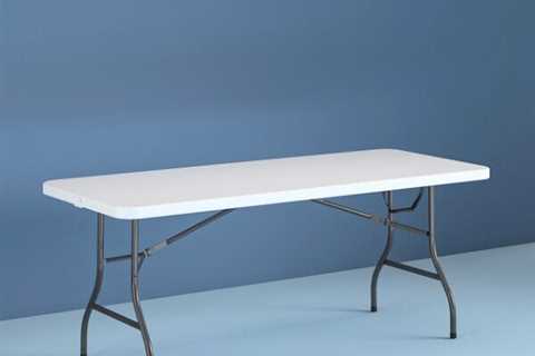 Best Selling - 8 Foot Centerfold Folding Table, White