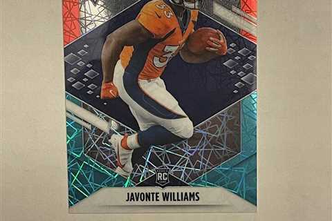 2021 Panini Phoenix FIRE & ICE Lazer Javonte Williams RC #115 /50 Broncos 🔥