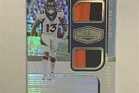 2020 Panini Plates & Patches Double Coverage KJ Hamler RC Dual Patch /99