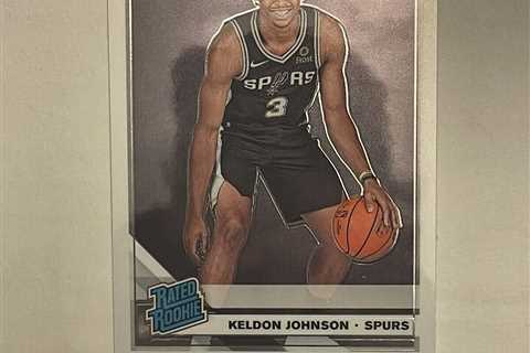 2019-20 Panini Donruss Optic Keld on Johnson Rated Rookie #186 San Antonio Spurs