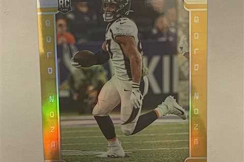 NOAH FANT 2019 Chronicles Score Update Rookie Gold Zone #19/50 Broncos 🔥