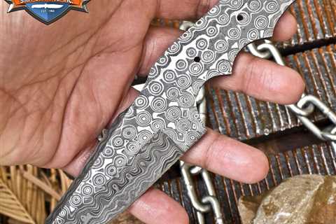 Hot Item Rain Drop Damascus Blank Blade Wootz Sports Best Selling