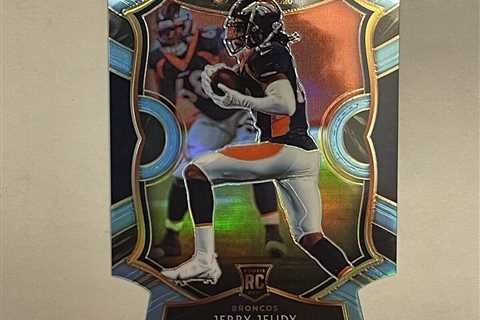 2020Panini Select Jerry Jeudy Light Blue Die Cut Concourse RC #56 Broncos 🔥