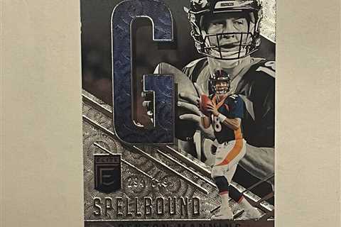 2021 Panini Donruss Elite Peyton Manning Spellbound G /349 Broncos 🔥