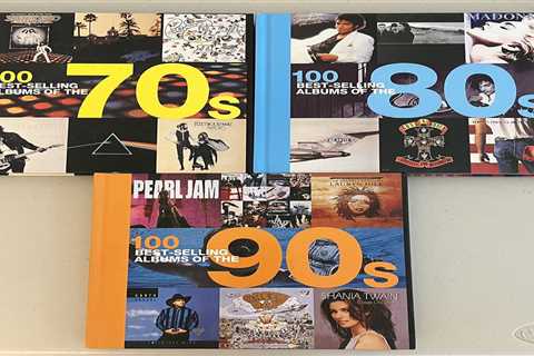 100 Best Selling Albums Of The 70’s, 80’s And 90’s Books Lot